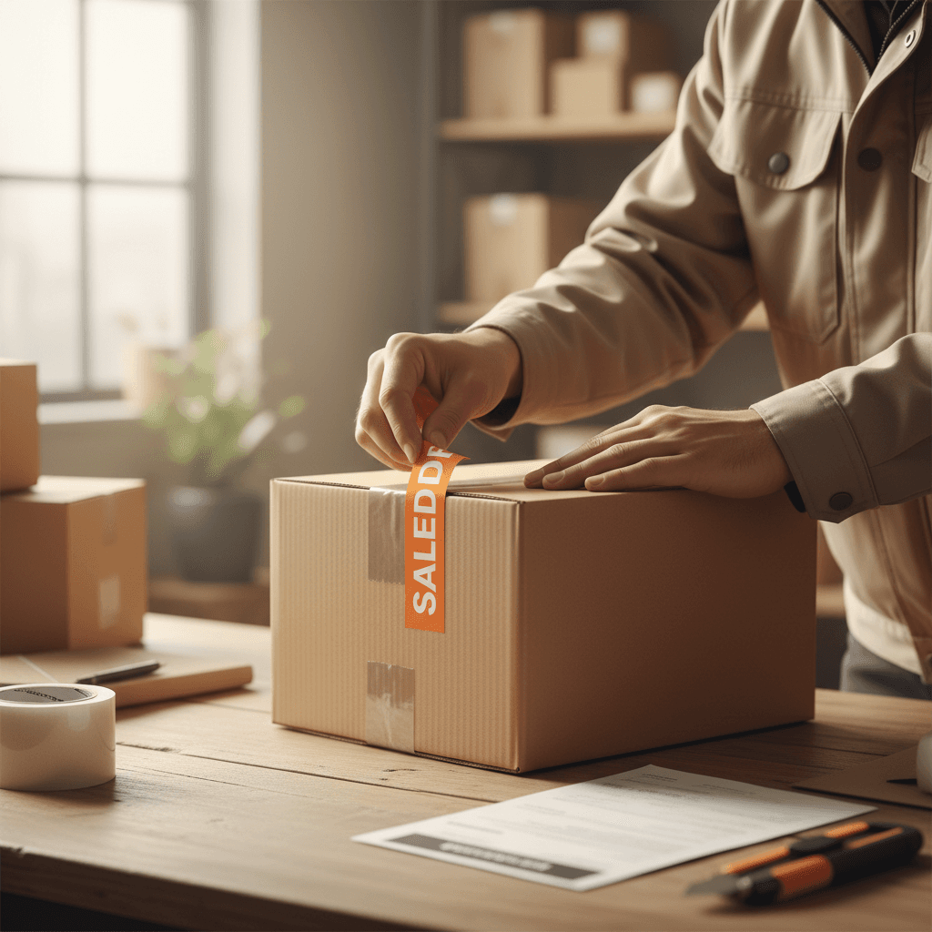 Sealing inventory box